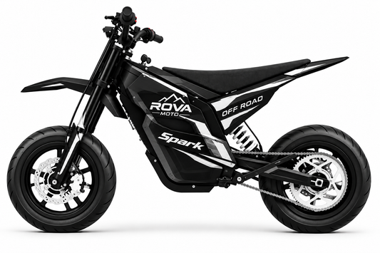 ROVA Spark – 1200W Electric Dirt Bike | 48V 20Ah